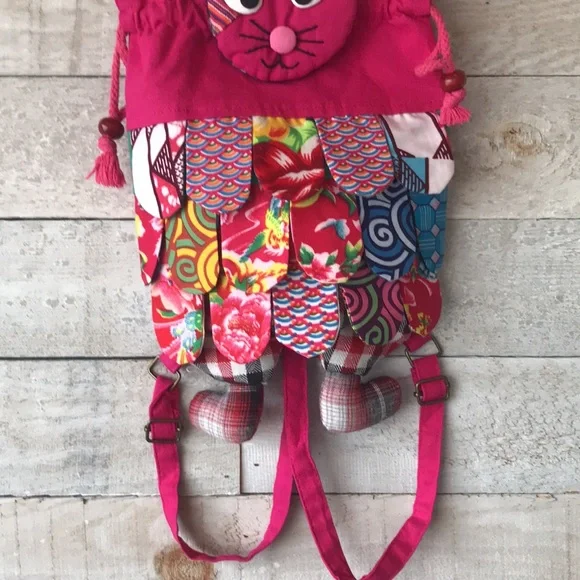 Colorful Cat Backpack - Picture 2 of 7